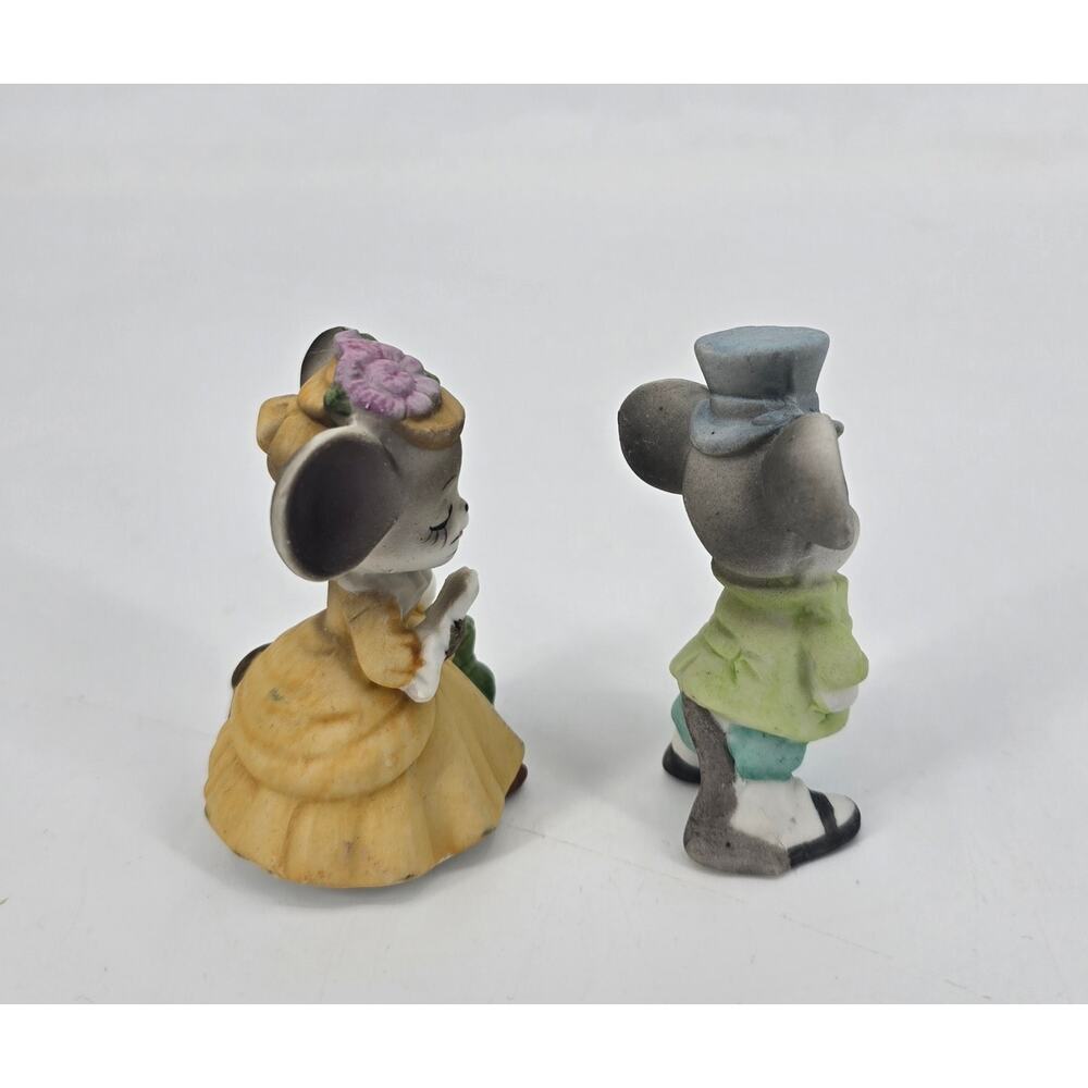Vintage Homco Anthropomorphic Mouse Figurines | Victorian | Bisque Porcelain - Picture 2 of 5